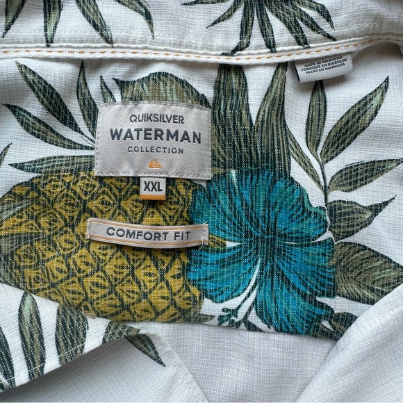 Quiksilver Waterman Men's Short-Sleeve Field Work Shirt XXL - Picture 3 of 4